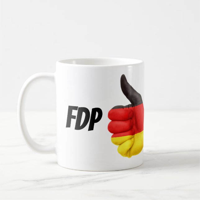 Caneca De Café Marca alemã FDP (Esquerda)