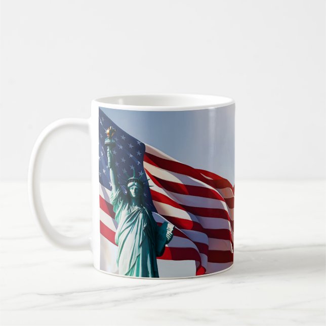 Caneca De Café Marca Americana Lady Liberty (Esquerda)