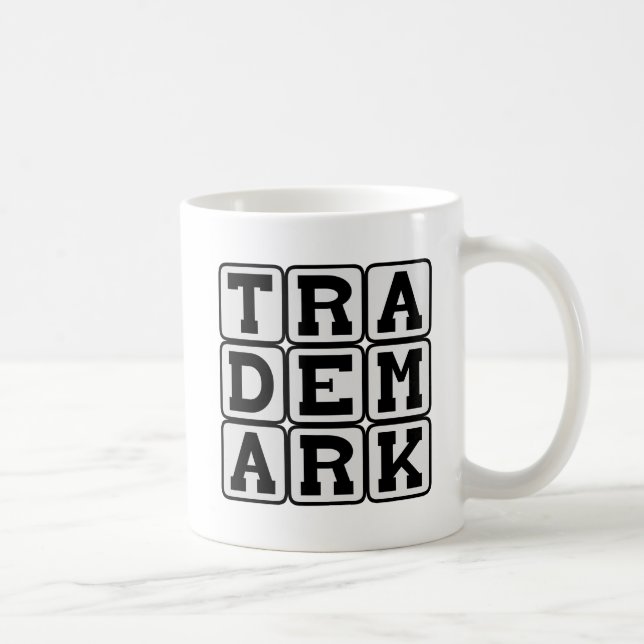 Caneca De Café Marca Comercial, Símbolo Registrado (Direita)