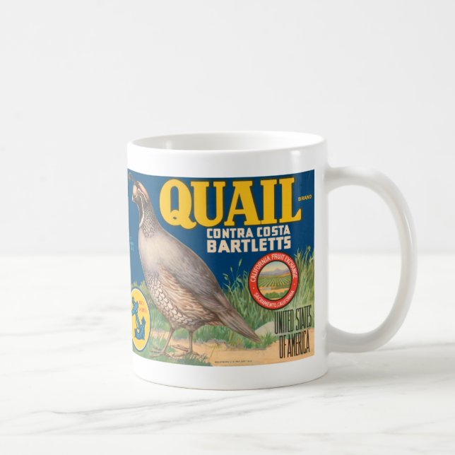 Caneca De Café Marca Contra Costa Bartletts (Direita)