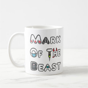 Caneca De Café Marca Da Besta