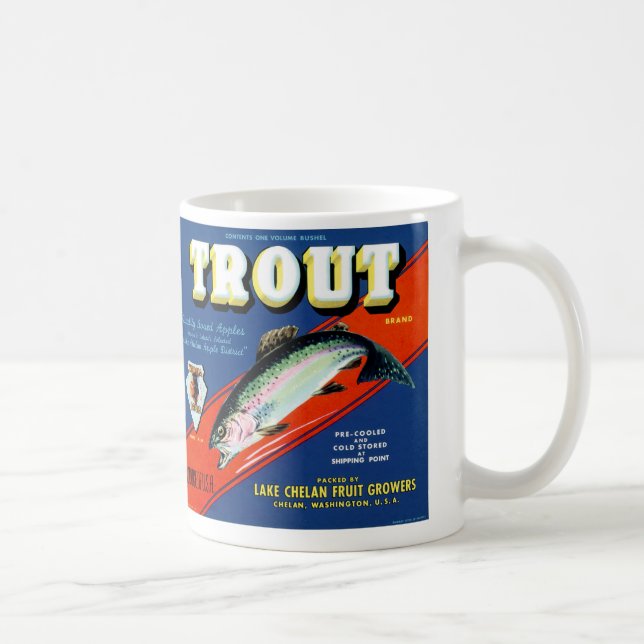 Caneca De Café Marca de Trouts (Direita)