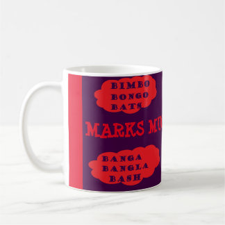 Caneca De Café Marca o nome no bobo de diversão em quadrinhos ver