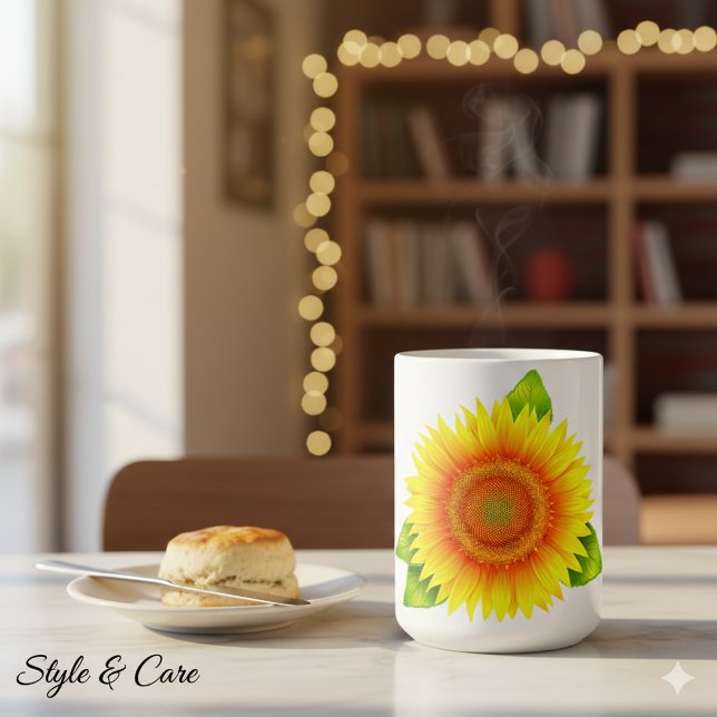 Caneca De Café Marca Sunflower (Sunflower Mark Coffee Mug)