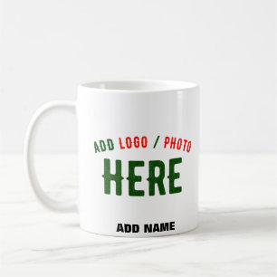 CANECA DE CAFÉ MARCA VERIFICADA BRANCA MODERNA PERSONALIZÁVEL