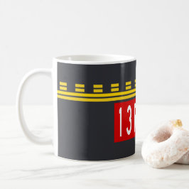 Caneca De Café Marcação de Ponto de Espera 13R-31L