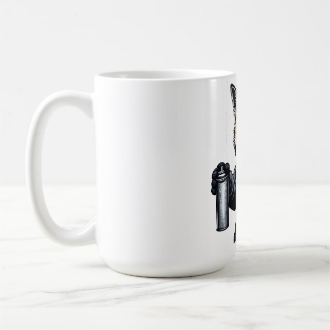 Caneca De Café Marcador de Raposa Urbana (Esquerda)