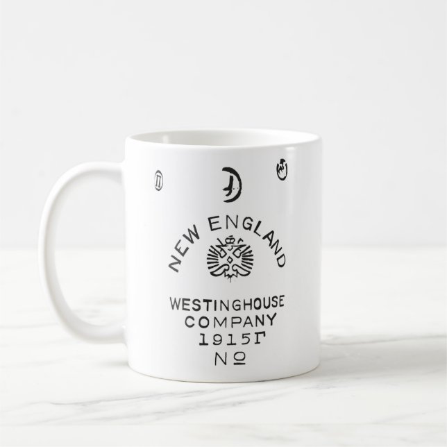 Caneca De Café Marcas de prova Westinghouse Mosin Nagant da Prime (Esquerda)