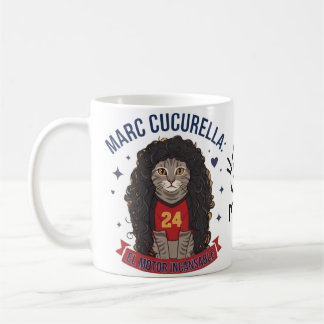 Caneca De Café MarcCucurella Futebol Gato El Motor Incansable