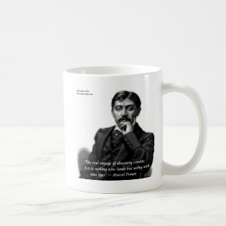 Caneca De Café Marcel Proust e citação famosa