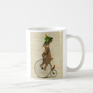 Caneca De Café Marcha de lebre na Penny Farthing 3