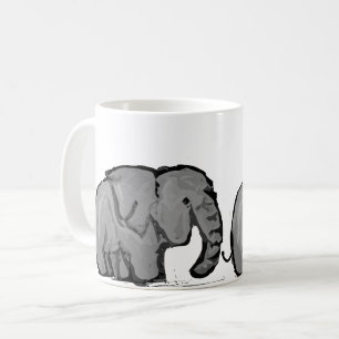 Caneca De Café Marcha do Elefante
