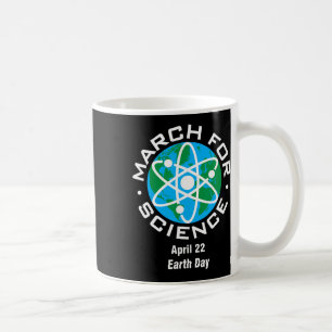 Caneca De Café Marcha Pelo Dia Da Ciência Na Terra