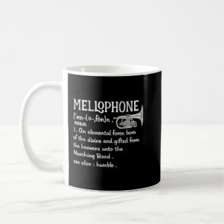 Caneca De Café Marching Banda Oferece Mellofone Camisa Mellophone