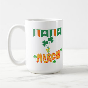 Caneca De Café Março de São Patrício