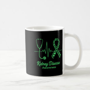 Caneca De Café Março verde conscientização doença renal nacional