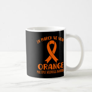 Caneca De Café Março Vestimos Consciência da Esclerose Múltipla L