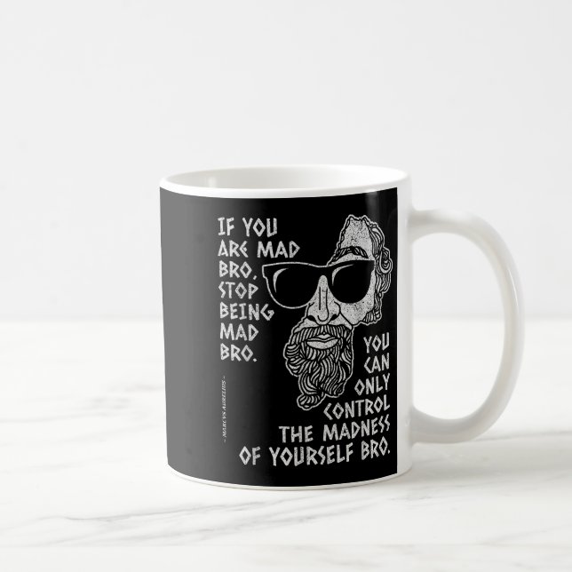 Caneca De Café Marcus Aurelius Stoic Filósofo Antigo Romano Jo (Direita)
