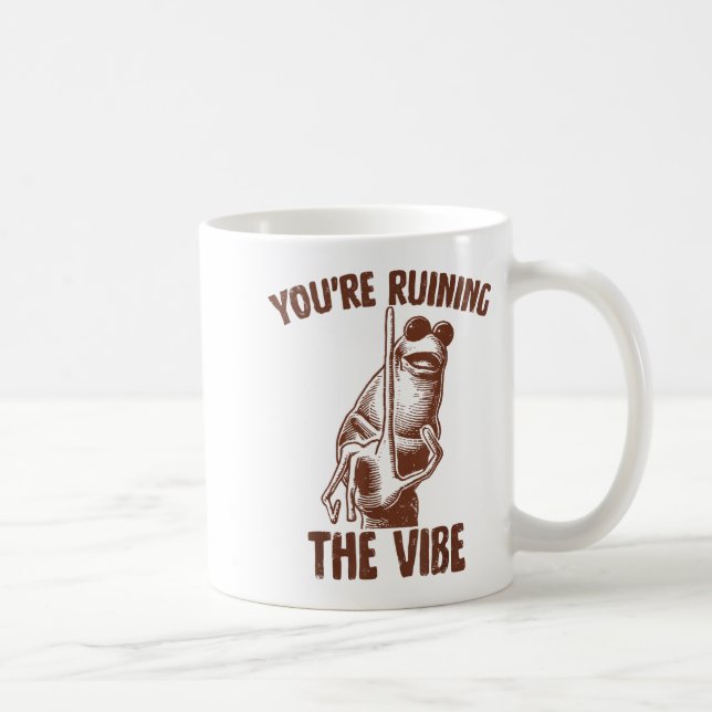 Caneca De Café Marcus O Verme Você Está Arruinando O Clima  (Direita)