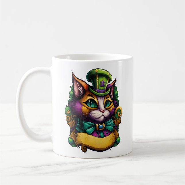 caneca de café mardi gras (Esquerda)