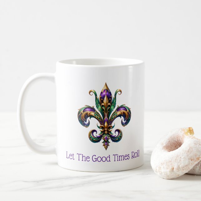 Caneca De Café Mardi Gras  (Com Donut)