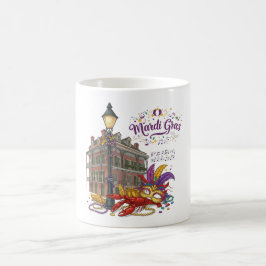 Caneca De Café Mardi Gras