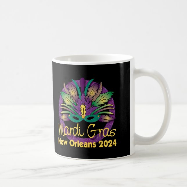 Caneca De Café Mardi Gras 2024 Mug - Nova Orleans (Direita)