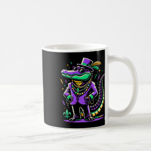 Caneca De Café Mardi Gras Alligator Boys Homens Mardi Gras