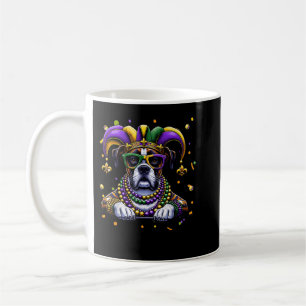 Caneca De Café Mardi Gras Bead Boxer Festival Carnaval
