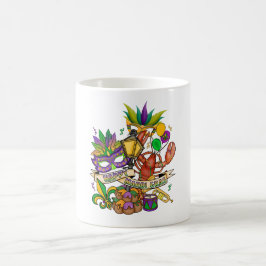 Caneca De Café Mardi Gras Coffee Mug