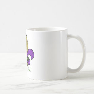 Caneca De Café Mardi Gras Colorido Fleur De Lis