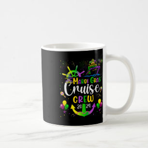 Caneca De Café Mardi Gras Cruise 2024 - Trip N - Família Naval