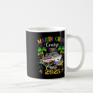 Caneca De Café Mardi Gras Cruise Crew 2025 Trip New Orleans Famil