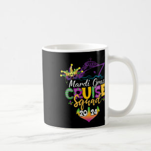 Caneca De Café Mardi Gras Cruise Squad