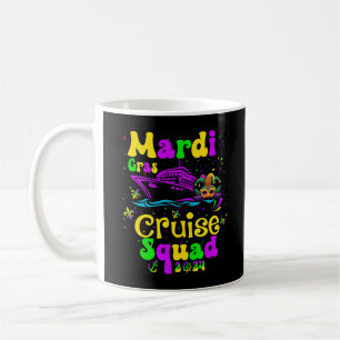 Caneca De Café mardi gras cruzise squad 2024 Family Matching Trip