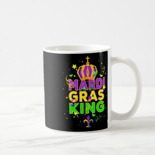 Caneca De Café Mardi Gras King Men Figurino Gift Mardi Gr