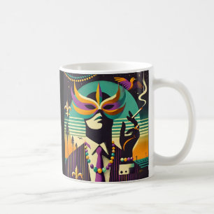 Caneca De Café Mardi Gras O Homem Fumante