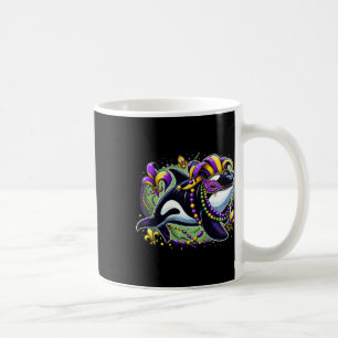 Caneca De Café Mardi Gras Orca Whale