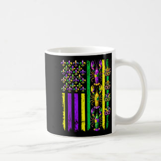 Caneca De Café Mardi Gras Usa American Flag Crawfish Carnival Men