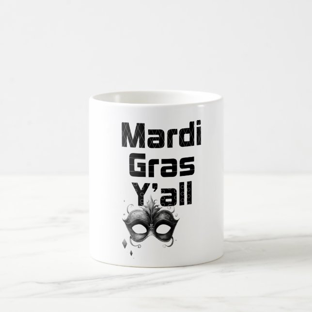 Caneca De Café Mardi Gras Y'all Coffee Mug (Centro)