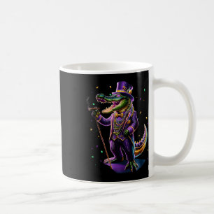 Caneca De Café Mardigator Mardi Gras Alligator Costume Men