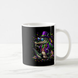Caneca De Café Mardigator Mardi Gras Alligator Costume Men