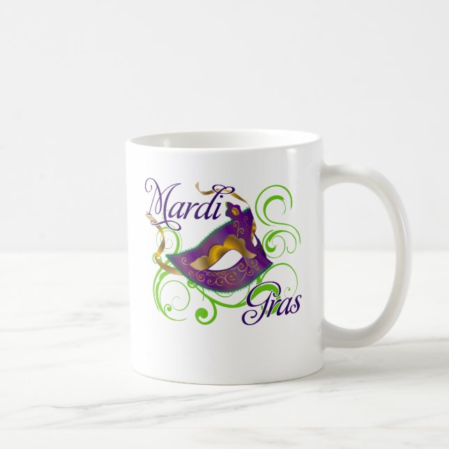 Caneca De Café MardiGras (Direita)