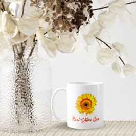 Caneca De Café Margarida Amarela Gerber Personalizada Melhor Mãe