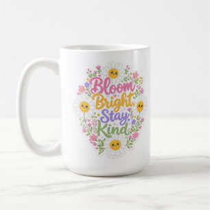 Caneca De Café Margarida: Floresça Radiante, Seja Gentil