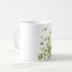 Caneca De Café Marguerite Branca Daisy