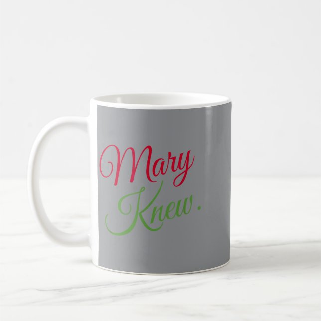 Caneca De Café Maria Soube que era Natal (Esquerda)