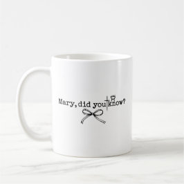 Caneca De Café Maria Você Sabia Natal Jesus Nascimento Natividade