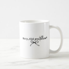 Caneca De Café Maria Você Sabia Natal Jesus Nascimento Natividade