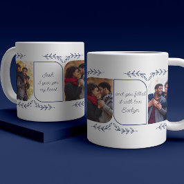 Caneca De Café Marido 3 Palavras Verticais Que Amam Fotografias B